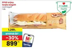 Spar SPAR enjoy. tarjás bagett ajánlat