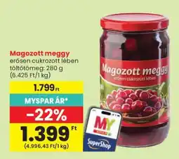 Spar Magozott Meggy ajánlat