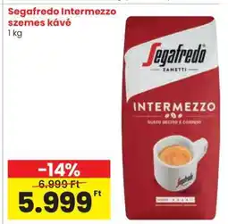 Spar SEGAFREDO Intermezzo szemes kávé ajánlat