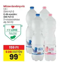 Spar Mizse ásványvíz ajánlat