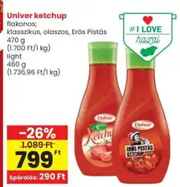 Spar UNIVER Ketchup ajánlat