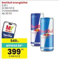 Spar RED BULL Energiaital ajánlat