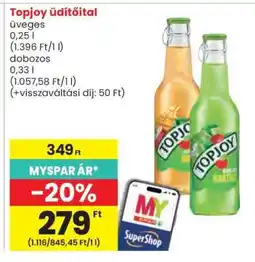 Spar TopJoy Üdítőital ajánlat
