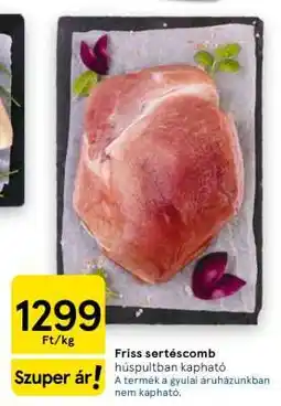 Tesco Friss sertéscomb ajánlat