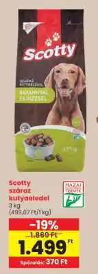 Spar Scotty száraz kutyaeledel ajánlat