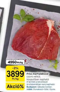 Tesco Friss marhalábszár ajánlat