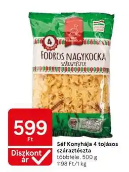 Tesco Séf konyhája 4 tojásos száraztészta ajánlat