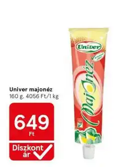 Tesco UNIVER Majonéz ajánlat