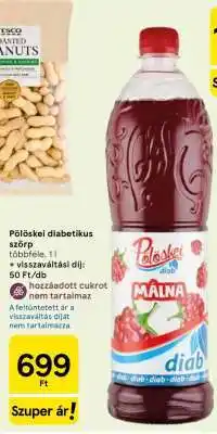 Tesco Pölöskei diabetikus szörp ajánlat