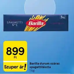 Tesco Barilla durum száraz spagettitészta ajánlat