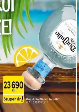 Tesco Don Julio Blanco tequila ajánlat
