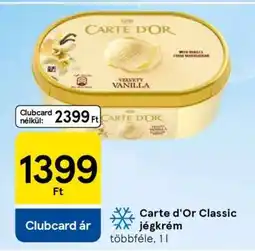 Tesco Carte d'Or Classic jégkrém ajánlat