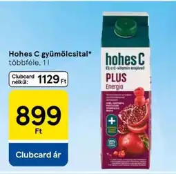 Tesco Hohes C gyümölcsital ajánlat