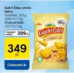 Tesco Győri Édes omlós keksz ajánlat