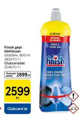 Tesco Finish gépi öblítőszer ajánlat
