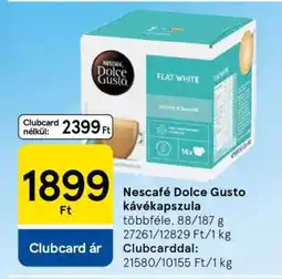 Tesco NESCAFE Dolce Gusto kávékapszula ajánlat