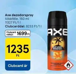 Tesco Axe dezodorspray ajánlat