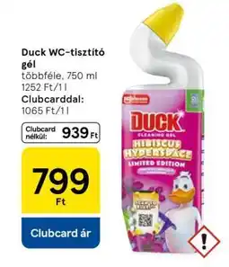 Tesco Duck WC-tisztító gél ajánlat