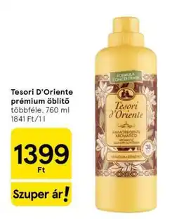 Tesco Tesori D'Oriente prémium öblítő ajánlat