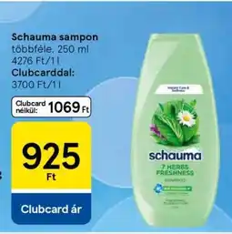 Tesco SCHAUMA Sampon ajánlat