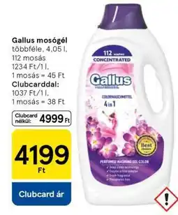 Tesco Gallus mosógél ajánlat