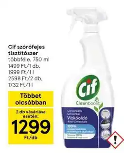 Tesco Cif szórófejes tisztítószer ajánlat
