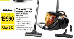 Tesco Rowenta RO3753EA porzsák nélküli porszívó ajánlat