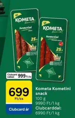 Tesco Kometa Kometini snack ajánlat