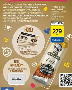 Tesco Hell Ice Coffee kávés tejital ajánlat