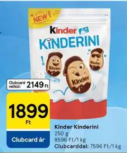 Tesco Kinder Kinderini ajánlat