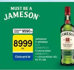 Tesco JAMESON Ír whiskey ajánlat