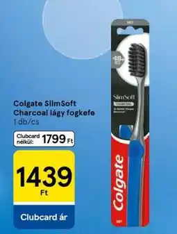 Tesco Colgate SlimSoft Charcoal lágy fogkefe ajánlat