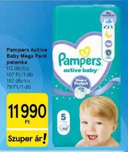 Tesco Pampers Active Baby Mega Pack pelenka ajánlat