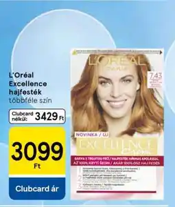 Tesco L'Oréal Excellence hajfesték ajánlat
