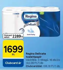 Tesco Regina Delicate toalettpapír ajánlat