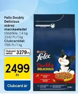 Tesco Felix Doubly Delicious száraz macskaeledel ajánlat