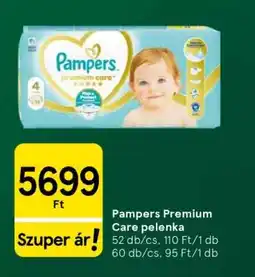 Tesco Pampers Premium Care pelenka ajánlat