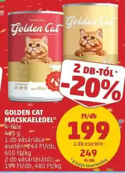 PENNY GOLDEN CAT MACSKAELEDEL ajánlat