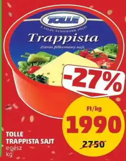 PENNY Tolle Trappista Sajt ajánlat