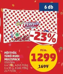 PENNY Pöttyös Túró Rudi Multipack ajánlat