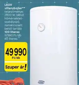 Tesco Leov villanybojler ajánlat