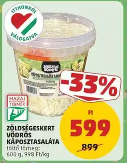 PENNY ZÖLDSÉGESKERT VÖDRÖS KÁPOSZTASALÁTA ajánlat