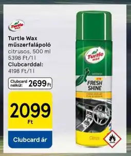 Tesco Turtle Wax műszerfalápoló ajánlat