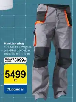 Tesco Munkásnadrág ajánlat