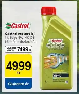 Tesco Castrol motorolaj ajánlat