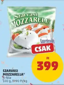 PENNY SZARVASI Mozzarella ajánlat
