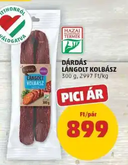 PENNY Dárdás Lángolt Kolbász ajánlat