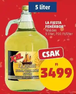 PENNY La Fiesta Fehérbor ajánlat