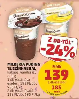 PENNY Milkeria Puding Tejszínhabbal ajánlat