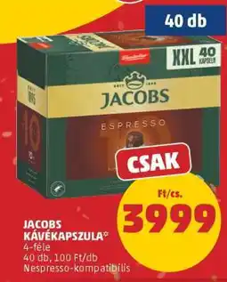 PENNY Jacobs kávékapszula ajánlat
